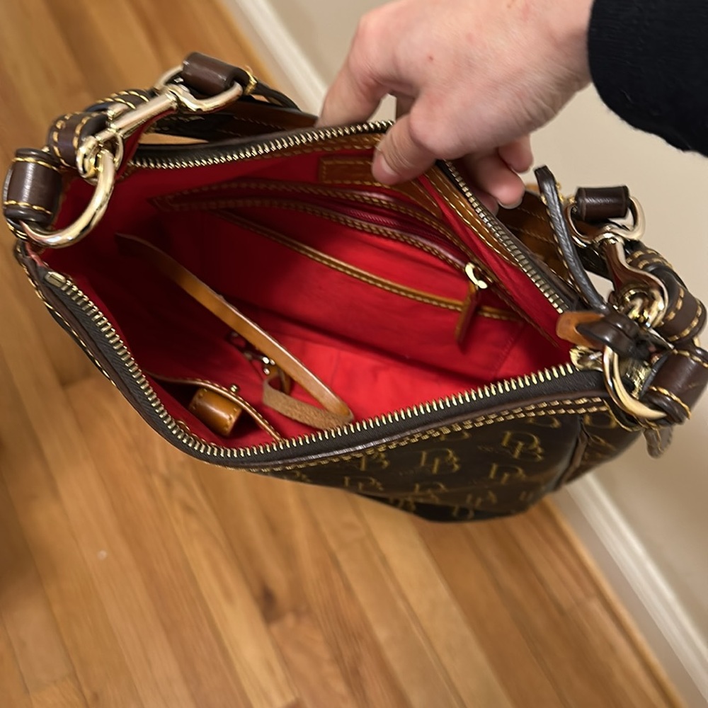 Dooney & Bourke Margot Signature 1975 Db Logo Sho… - image 6